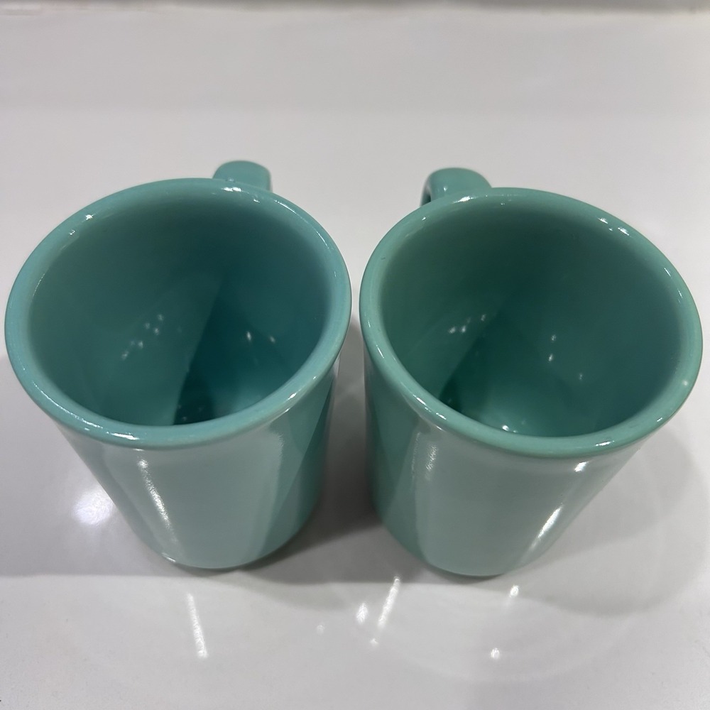 Homer Laughlin HLC Fiesta‎ Seamist Green Denver Mug 8 oz. Retired *EACH* - Picture 5 of 9